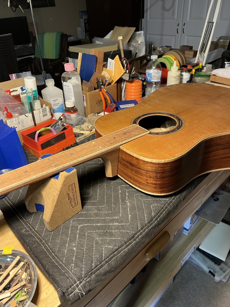 Instrument repair detail in progress