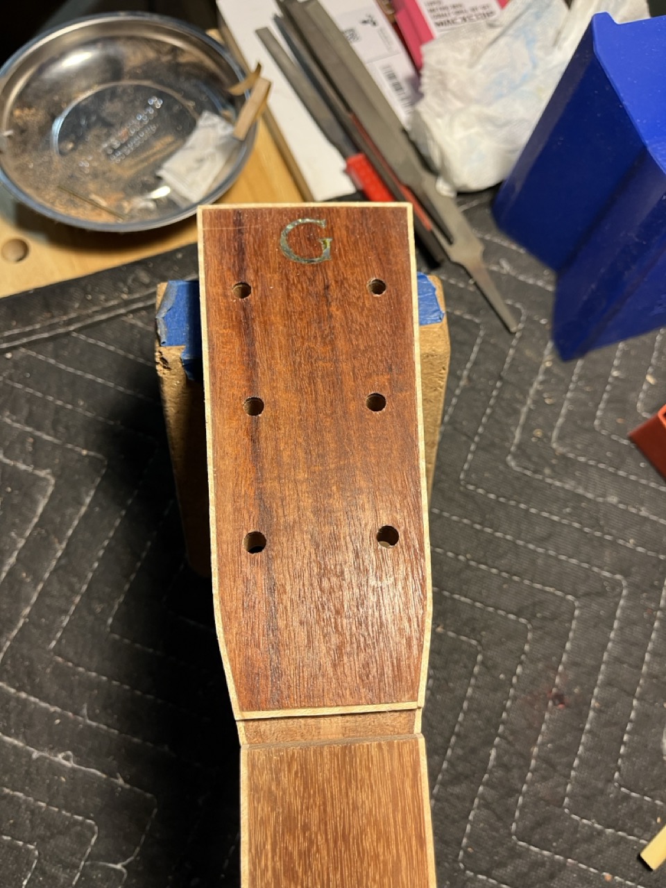 Instrument construction and shaping work